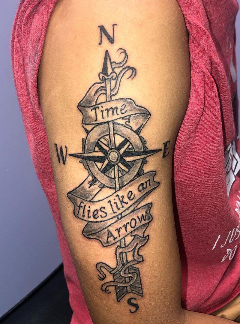 50 Pretty Compass Tattoos Give You Directions