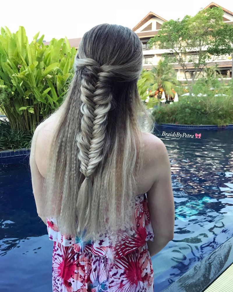 35 Trendy Half Up Fishtail Hairstyles You Must Try