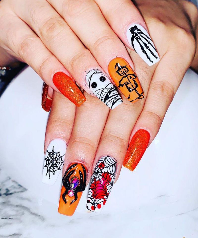30 Spider Nail Art Designs for Halloween You Can Copy