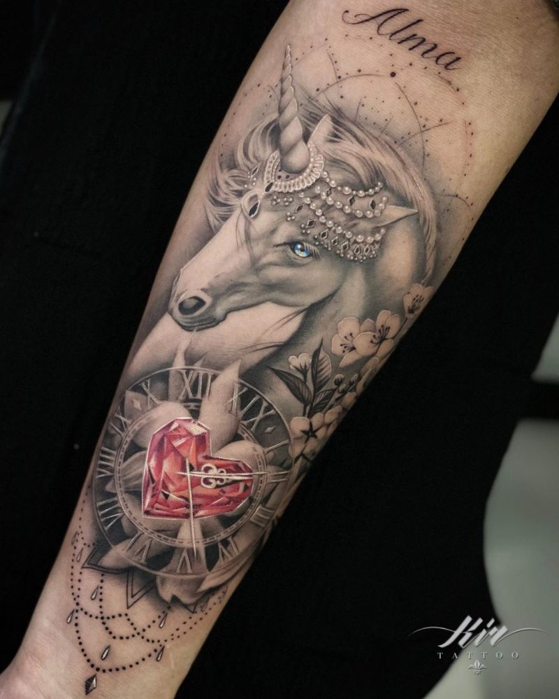 30 Excellent Unicorn Tattoos You Must Try