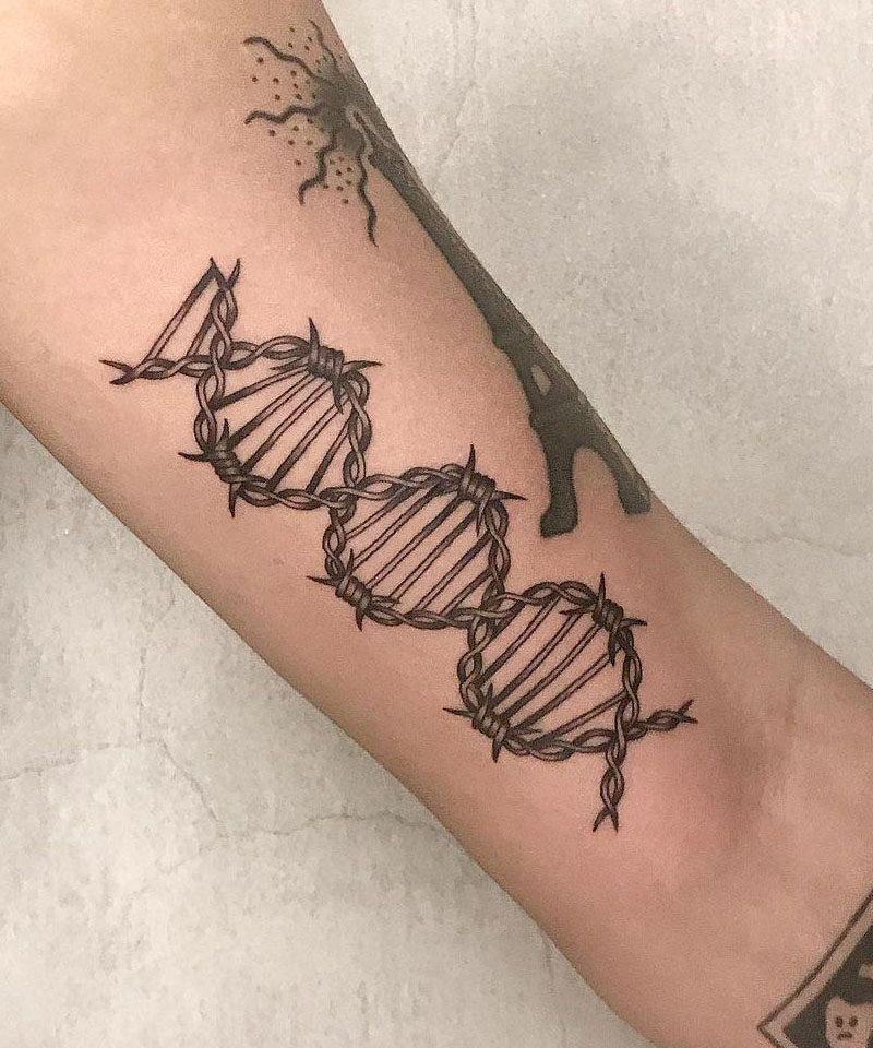 30 Pretty DNA Tattoos You Must Try