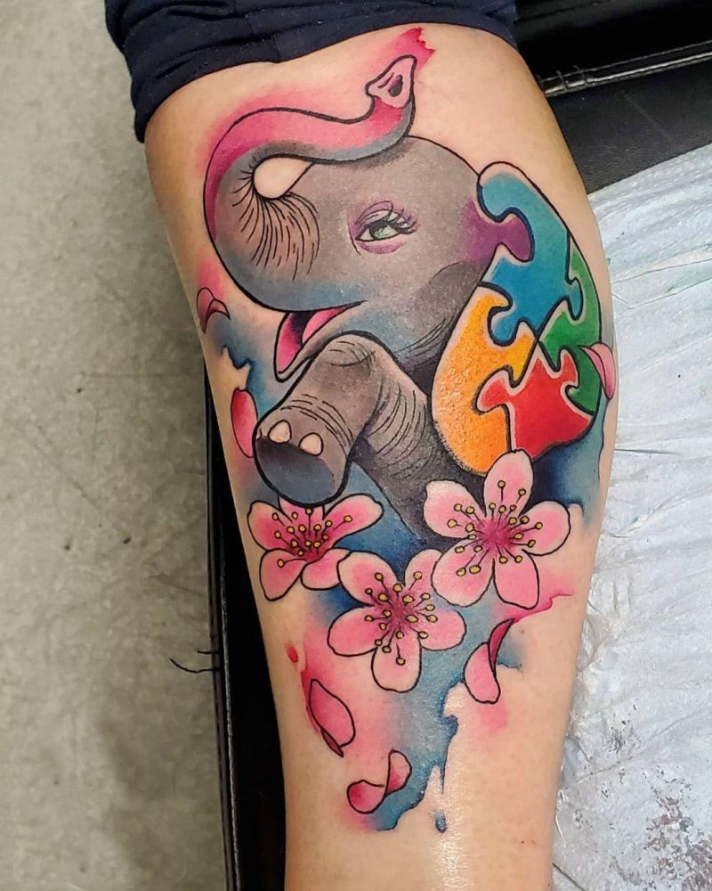 30 Pretty Elephant Tattoos to Inspire You