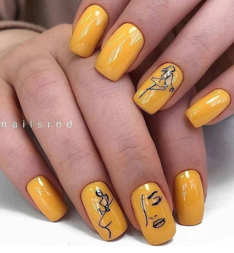 30 Unique Face Nail Art Designs You Must Try