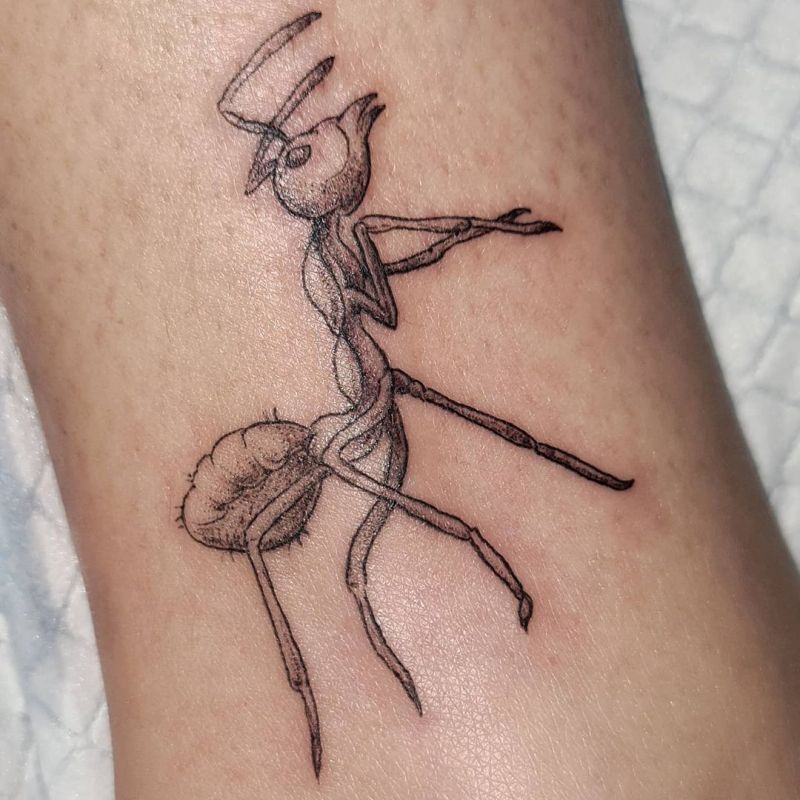 30 Awesome Ant Tattoos You Can Copy