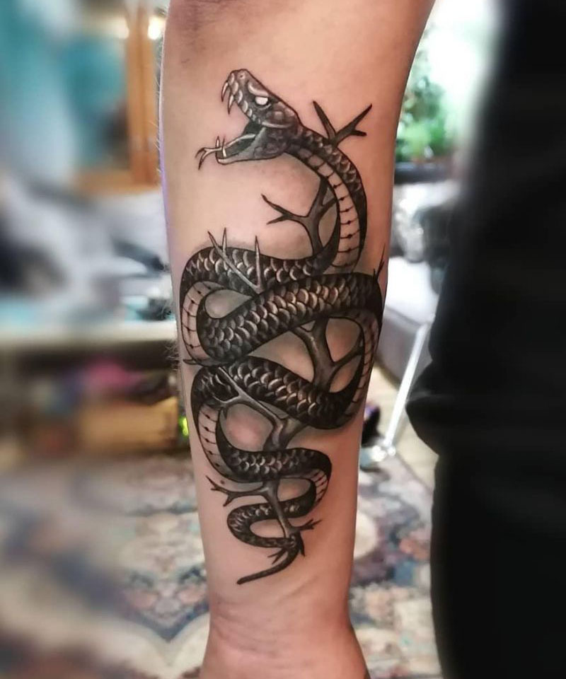 30 Pretty Snake Tattoos to Inspire You