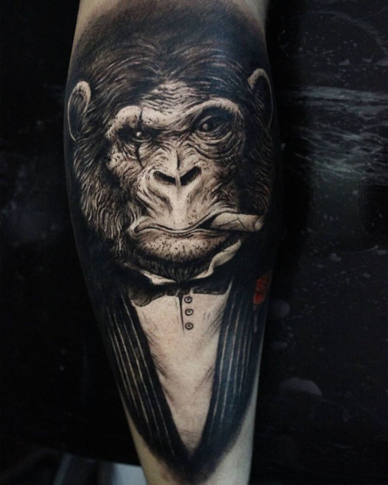30 Cute Monkey Tattoos You Must Try