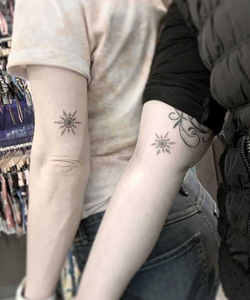 30 Awesome Snowflake Tattoos You Will Love