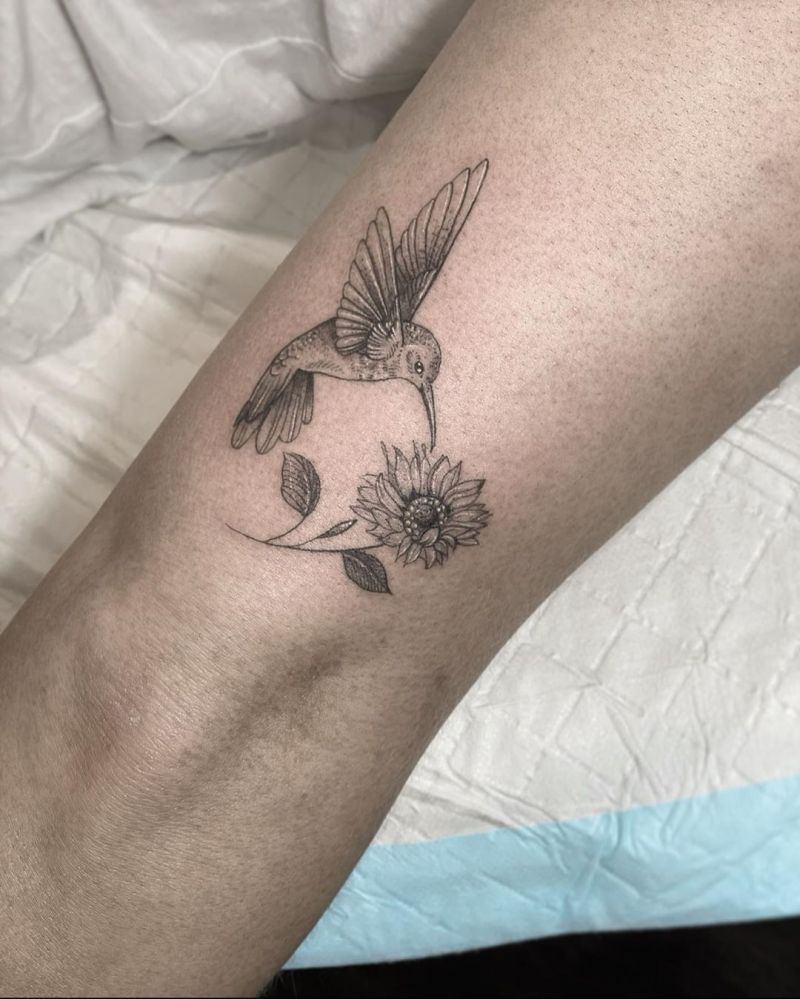 30 Cute Hummingbird Tattoos to Inspire You