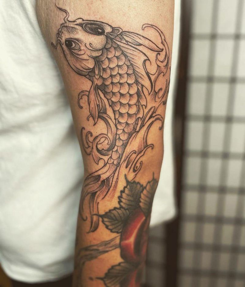 30 Pretty Koi Fish Tattoos You Must Try