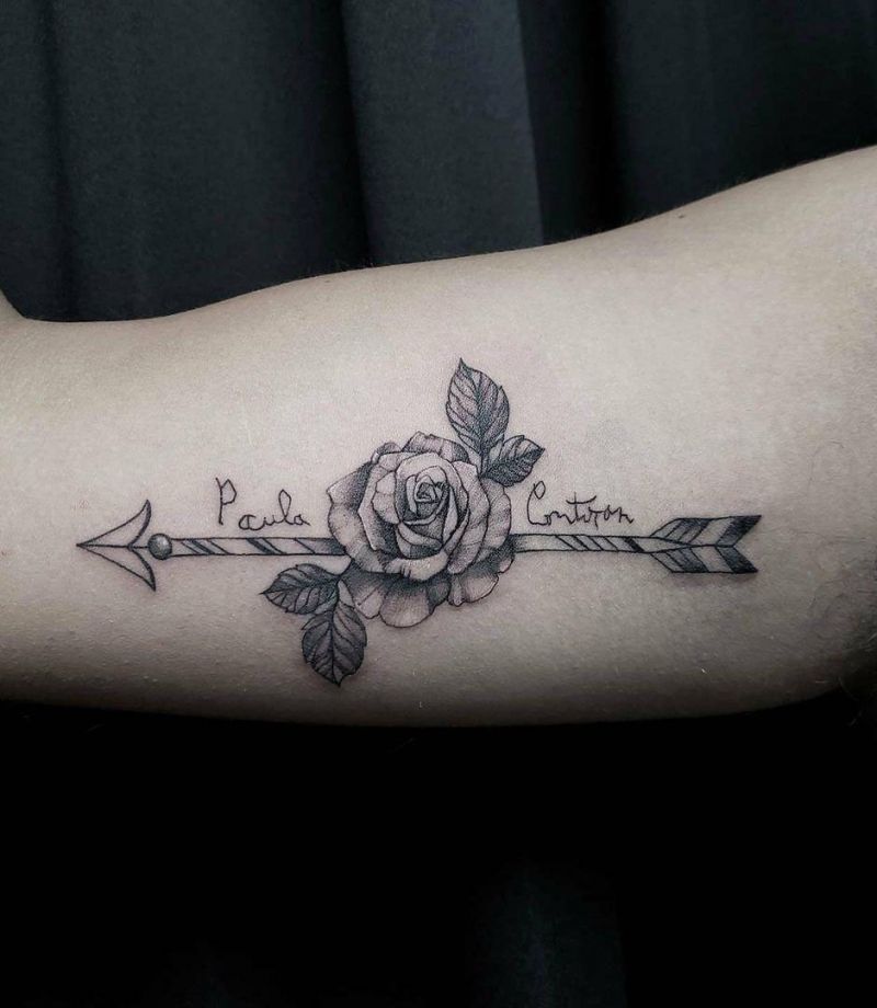 30 Pretty Arrow Tattoos to Inspire You