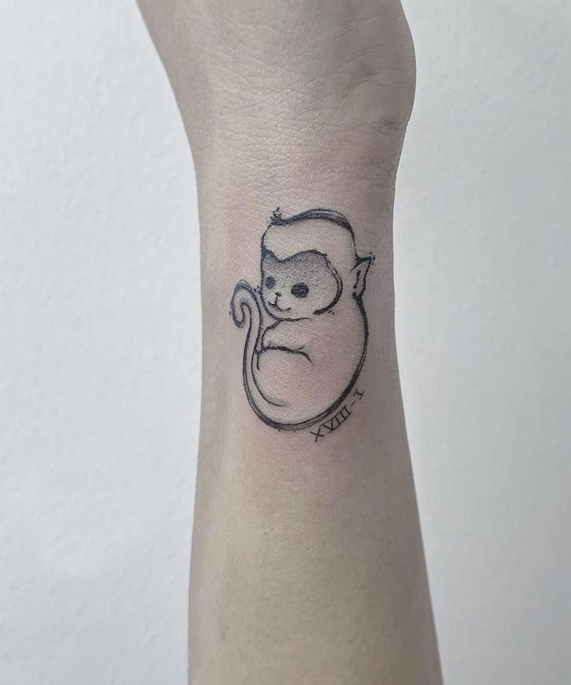 30 Cute Monkey Tattoos You Must Try