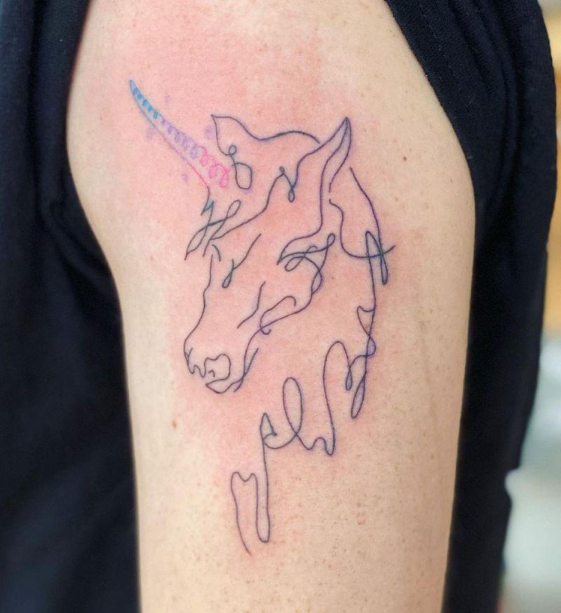 30 Excellent Unicorn Tattoos You Must Try