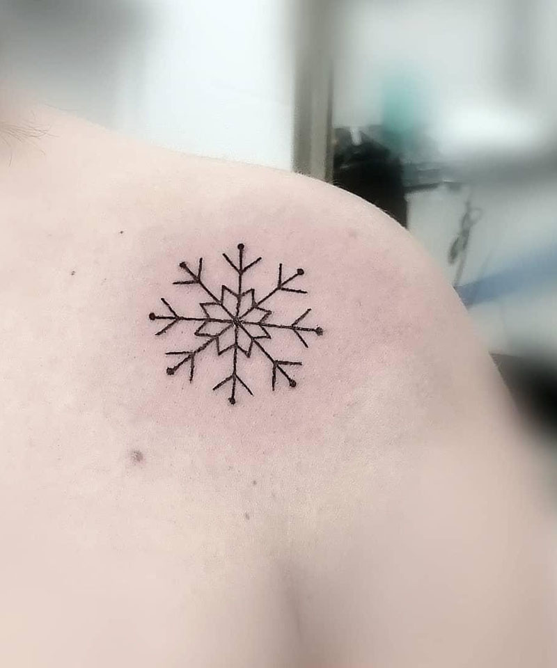30 Awesome Snowflake Tattoos You Will Love