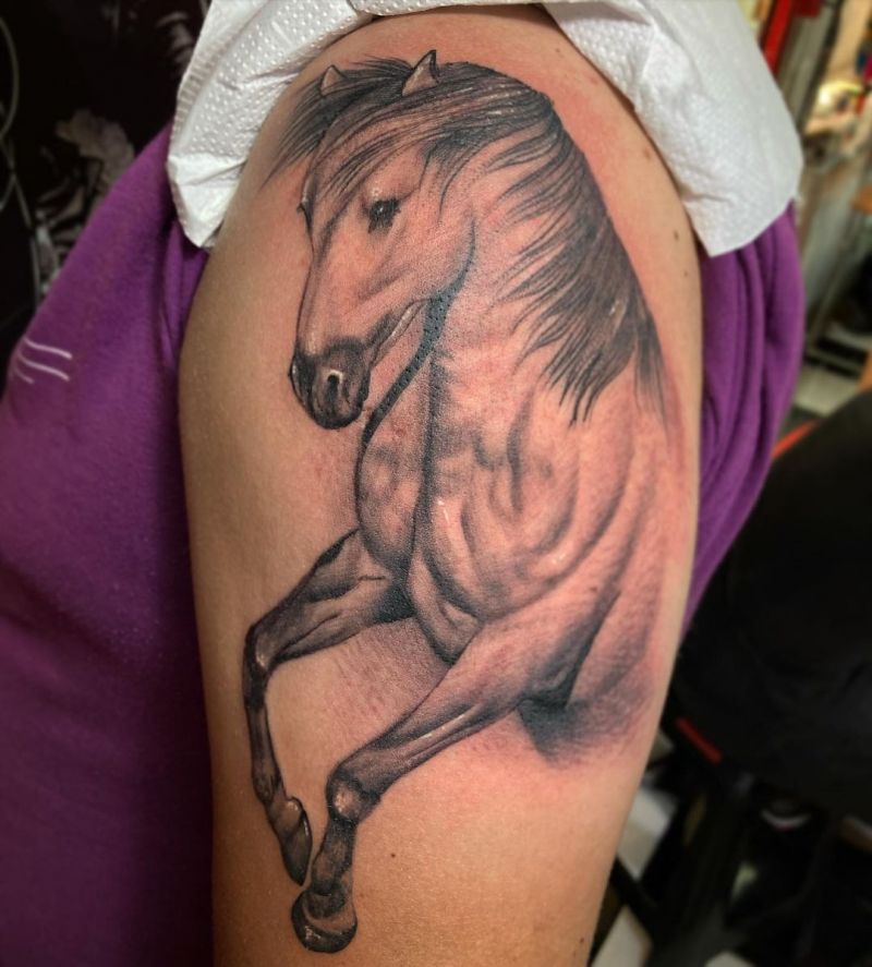 30 Awesome Horse Tattoos Make You Attractive