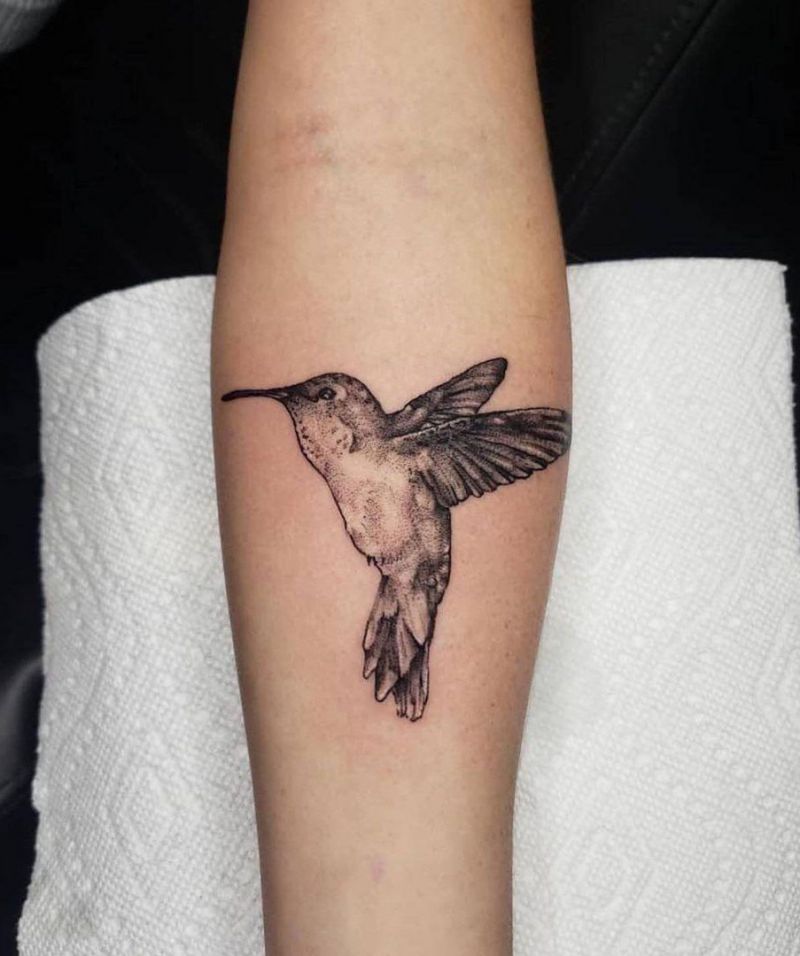 30 Cute Hummingbird Tattoos to Inspire You