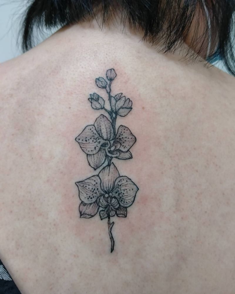 30 Pretty Orchid Tattoos You Must Love
