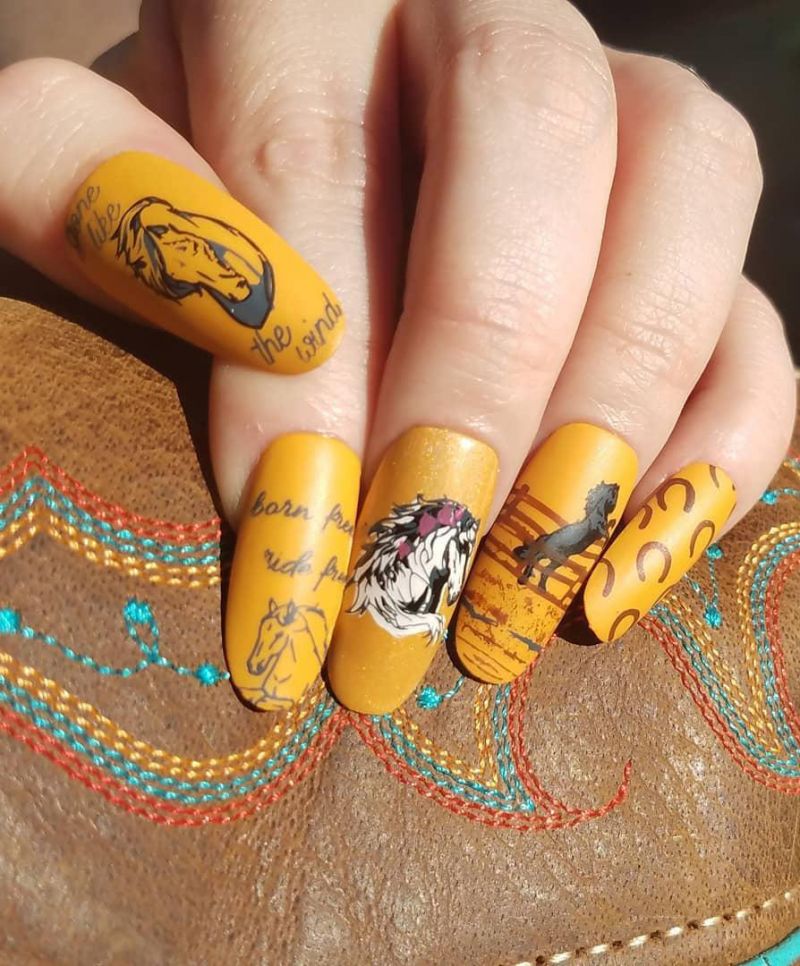 30 Trendy Horse Nail Art Designs You Must Try