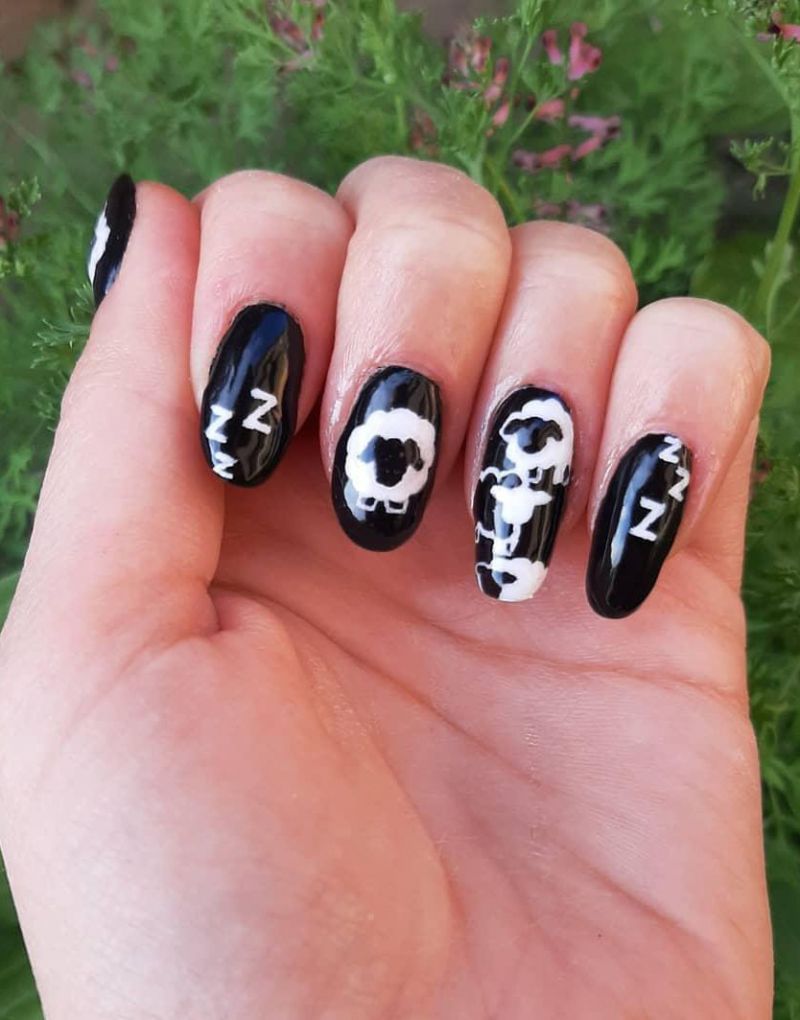 30 Trendy Sheep Nail Art Designs You Have to Try