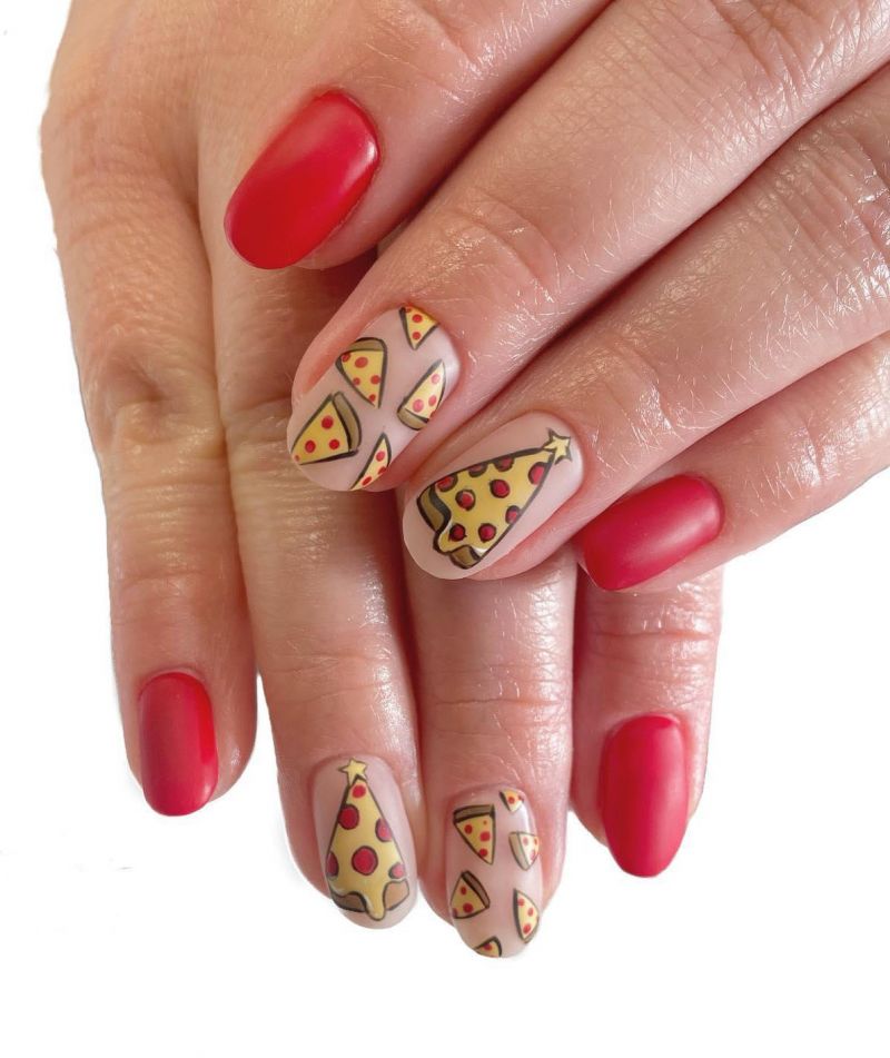 30 Trendy Pizza Nail Art Designs to Inspire You