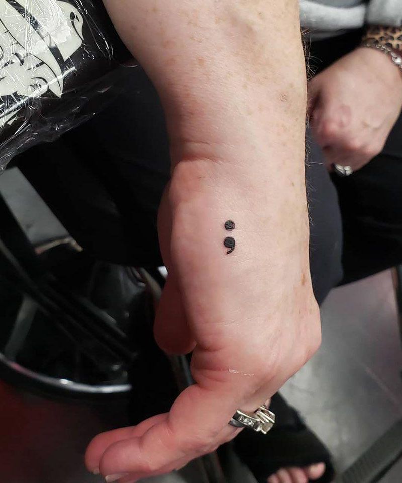 20 Amazing Semicolon Tattoo Designs and Ideas