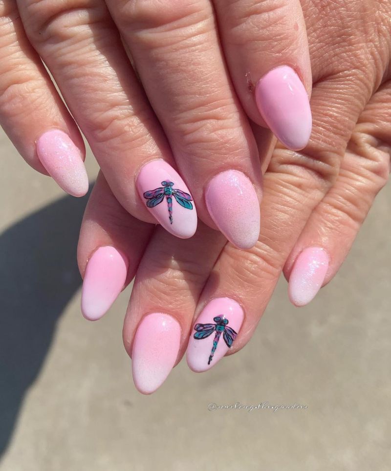 30 Pretty Dragonfly Nail Art Designs You Have to Try