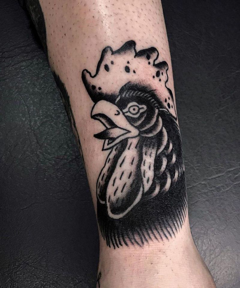 20 Amazing Rooster Tattoos You Will Love