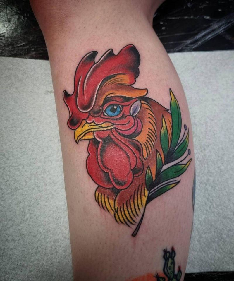 20 Amazing Rooster Tattoos You Will Love