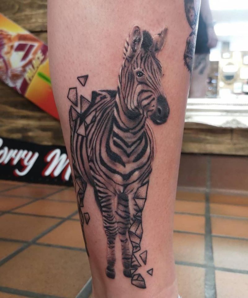 20 Trendy Zebra Tattoos Give You Inspiration