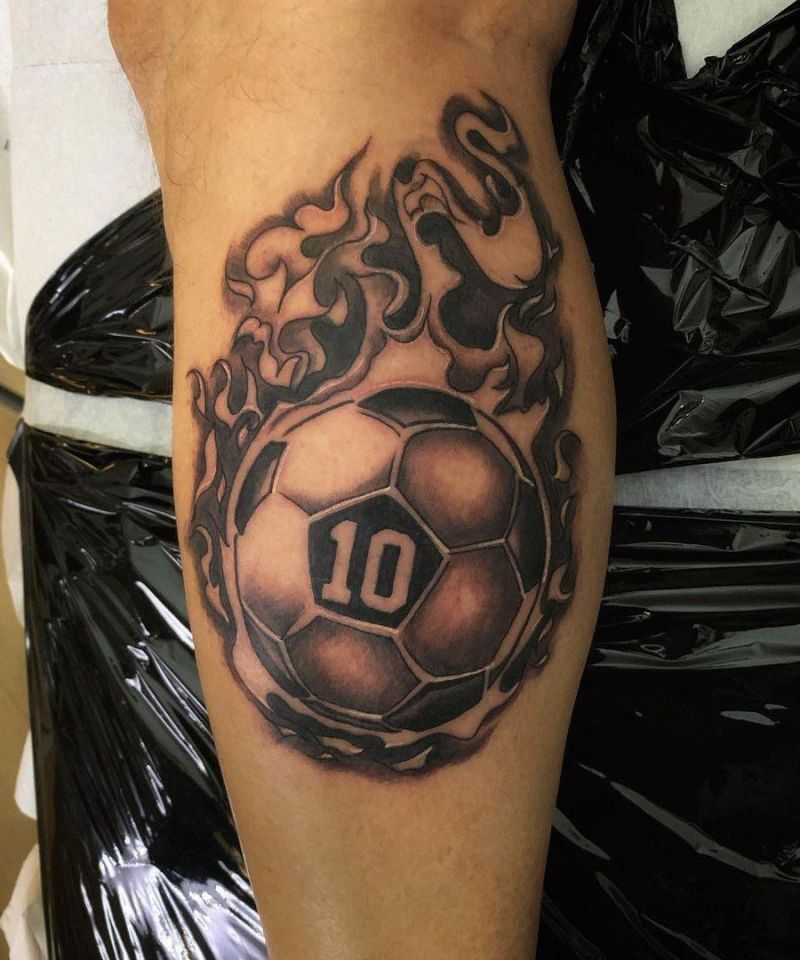 20 Football Tattoo Designs You Shouldn't Miss