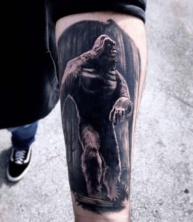 20 Incredible Bigfoot Tattoos You Must Copy