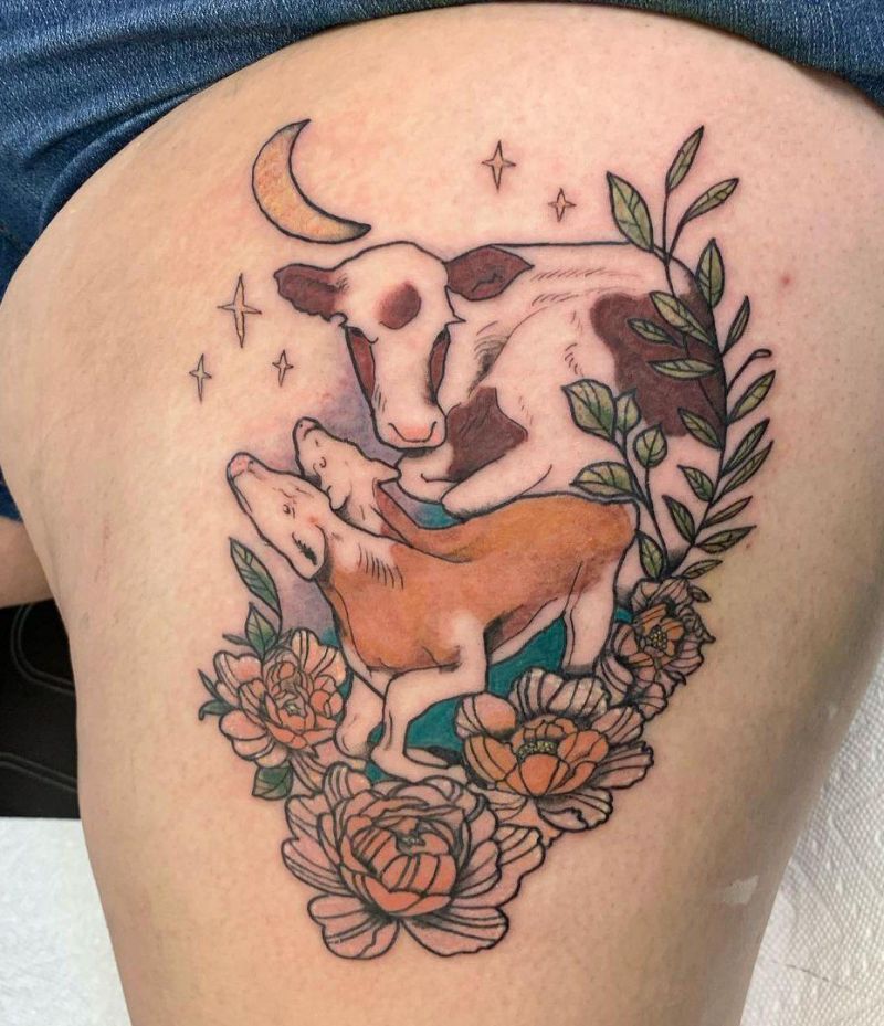 20 Best Cow Tattoo Designs and Ideas