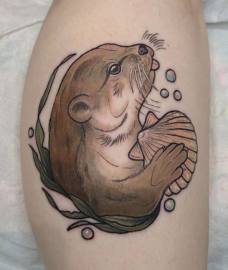 20 Cute Otter Tattoos You Must Try