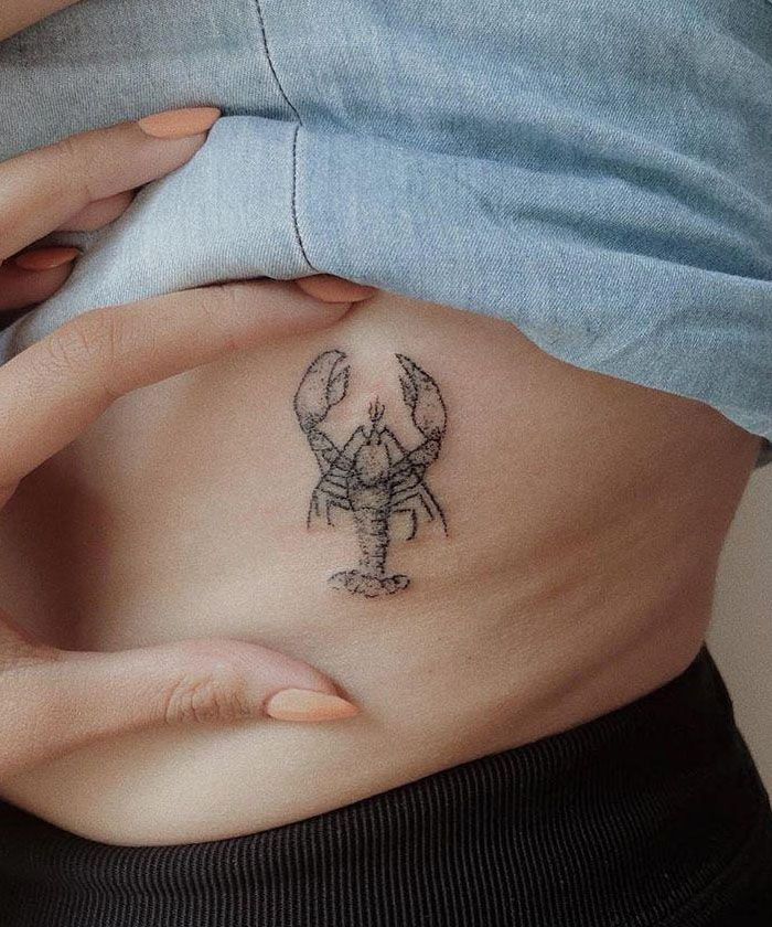 20 Amazing Lobster Tattoos You Can Copy