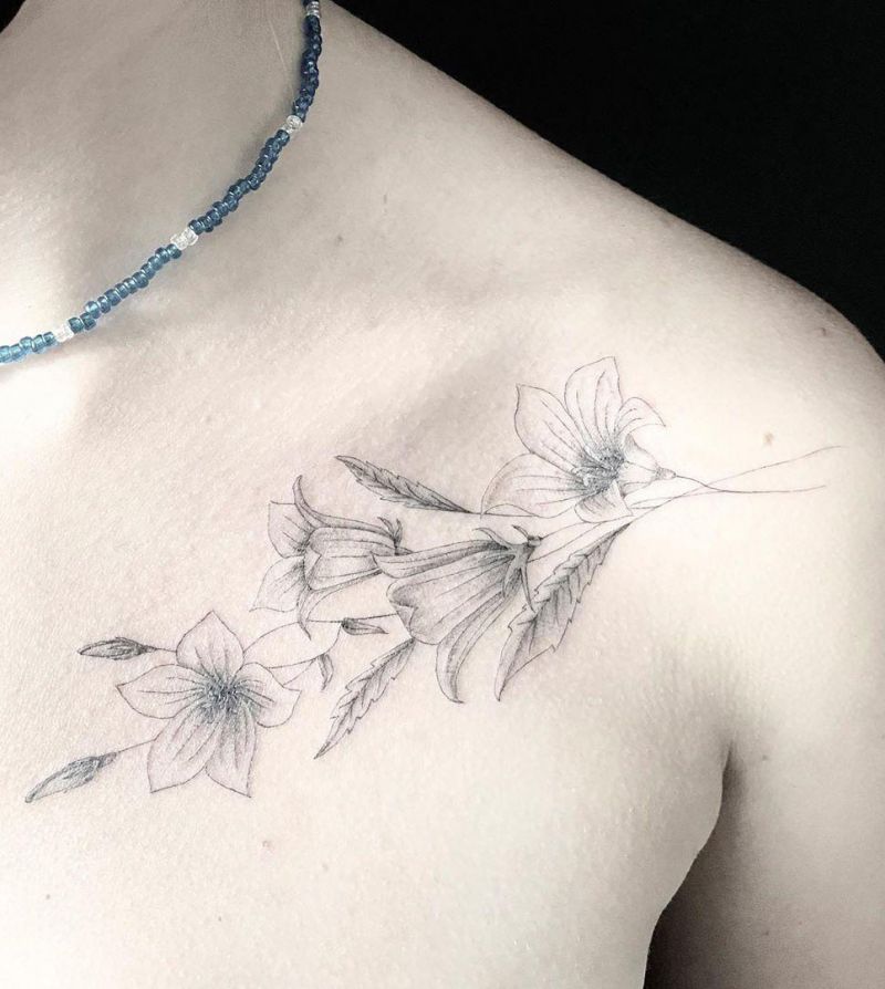 20 Amazing Bluebell Flower Tattoos You Can Copy