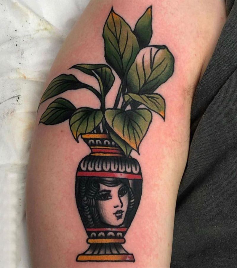 20 Unique Vase Tattoos For Your Next Ink