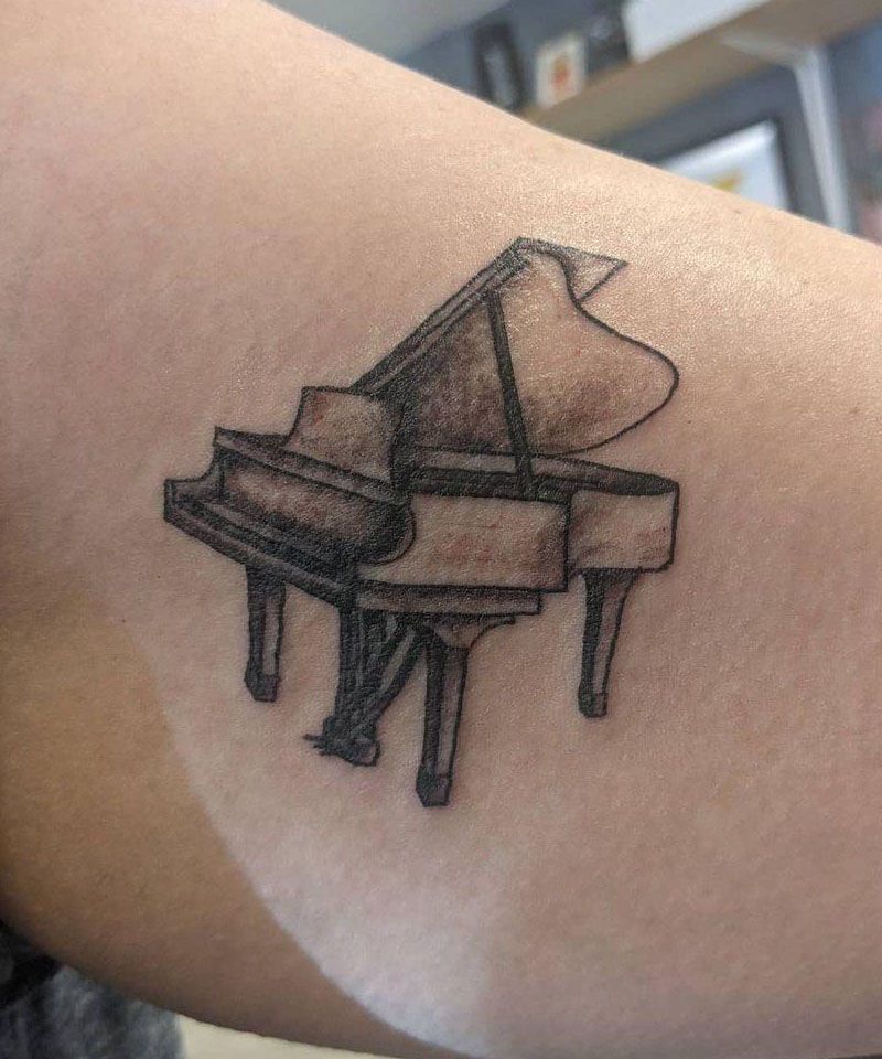 20 Unique Piano Tattoos You Can Copy