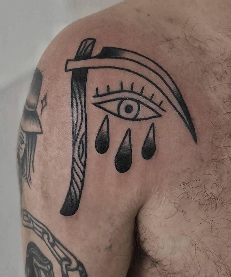 20 Unique Scythe Tattoos You Can Copy