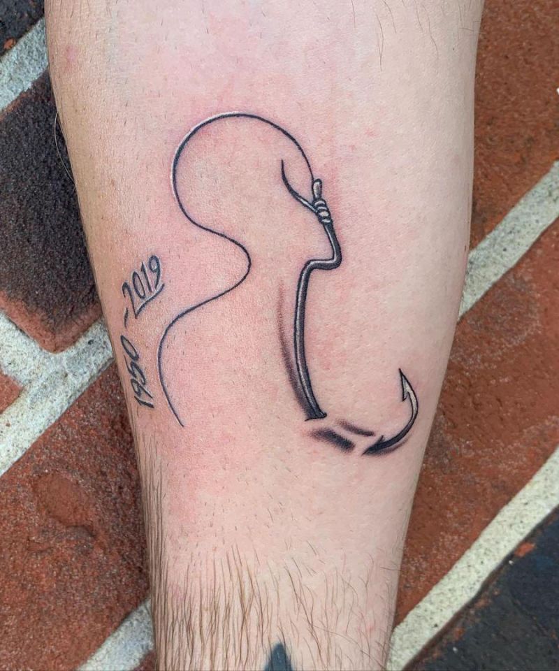 20 Unique Fishhook Tattoos For Your Next Ink