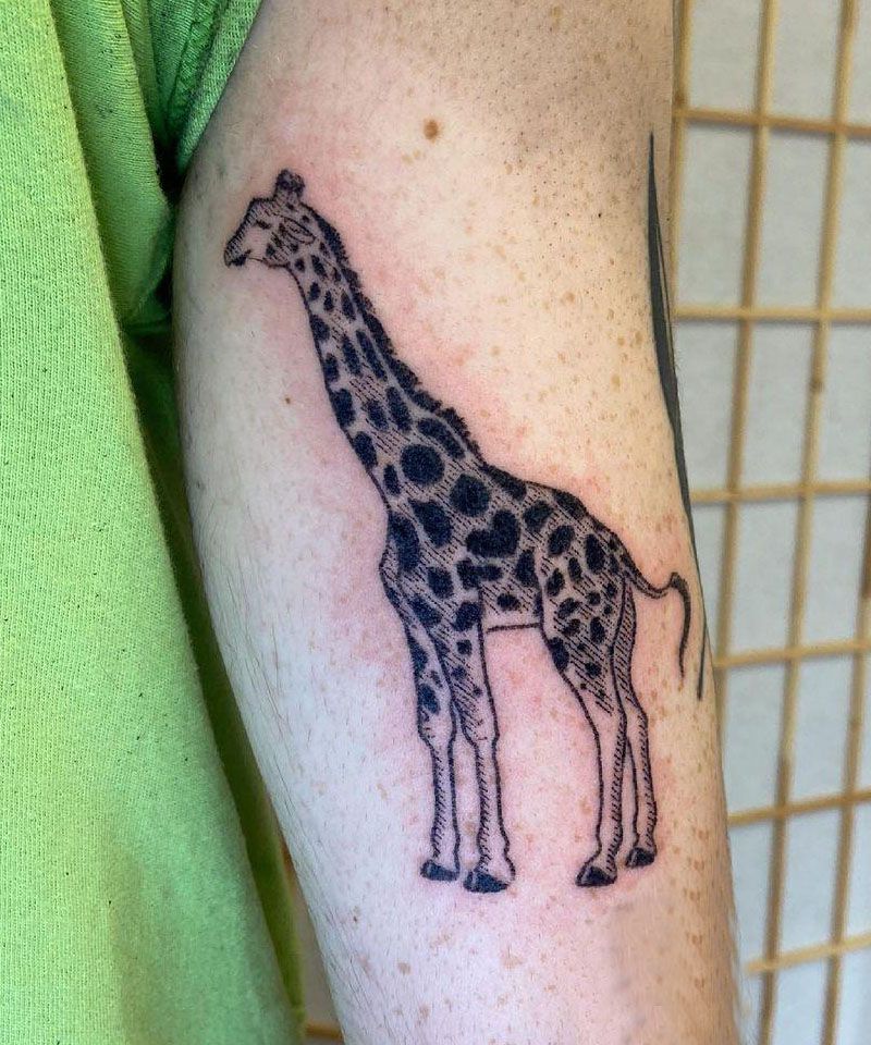 20 Awesome Giraffe Tattoos You Can Copy
