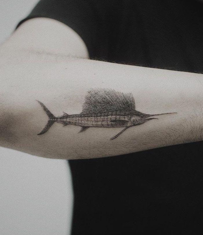 20 Trendy Marlin Tattoos You Can Copy