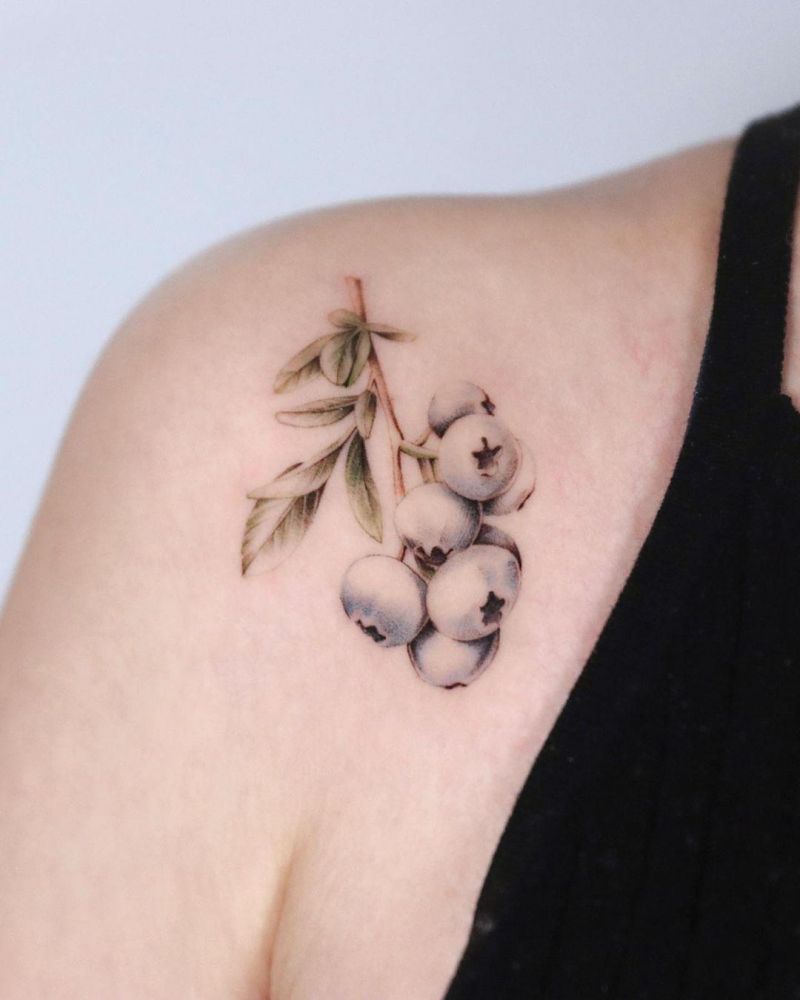 20 Awesome Blueberry Tattoos You Must Try
