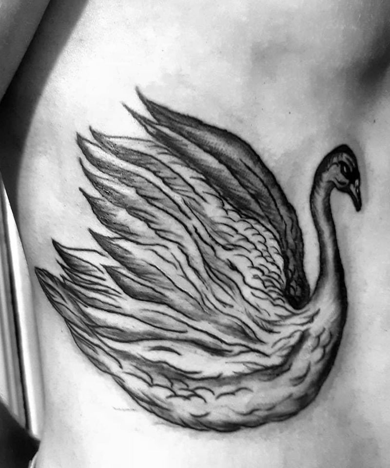 20 Awesome Swan Tattoos You Can Copy