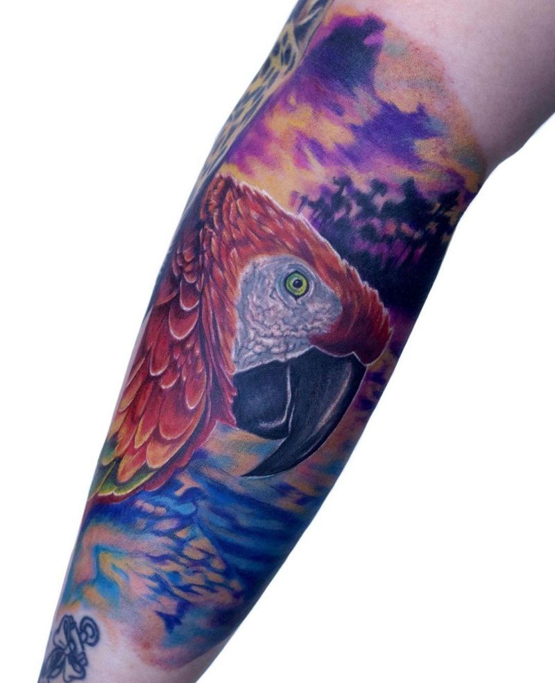 20 Awesome Parrot Tattoos You Can Copy