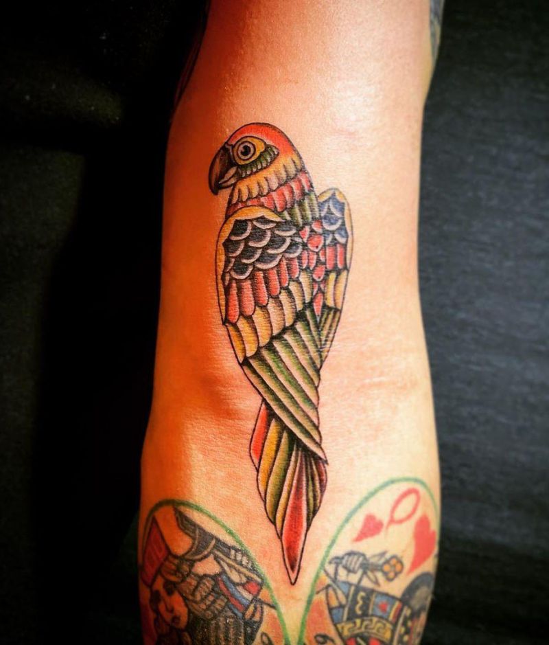 20 Awesome Parrot Tattoos You Can Copy