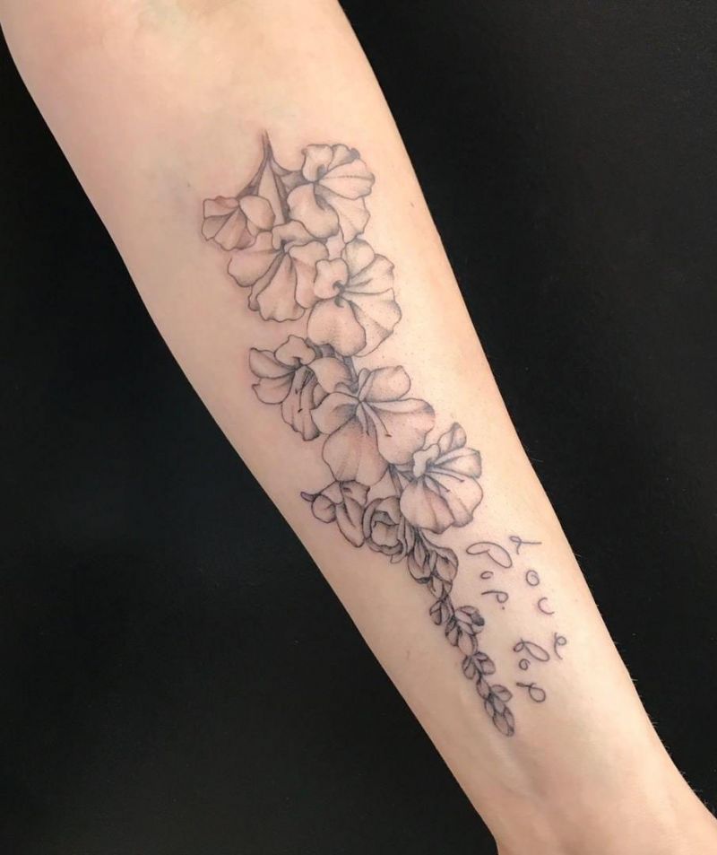 20 Classy Larkspur Tattoos For Your Next Ink