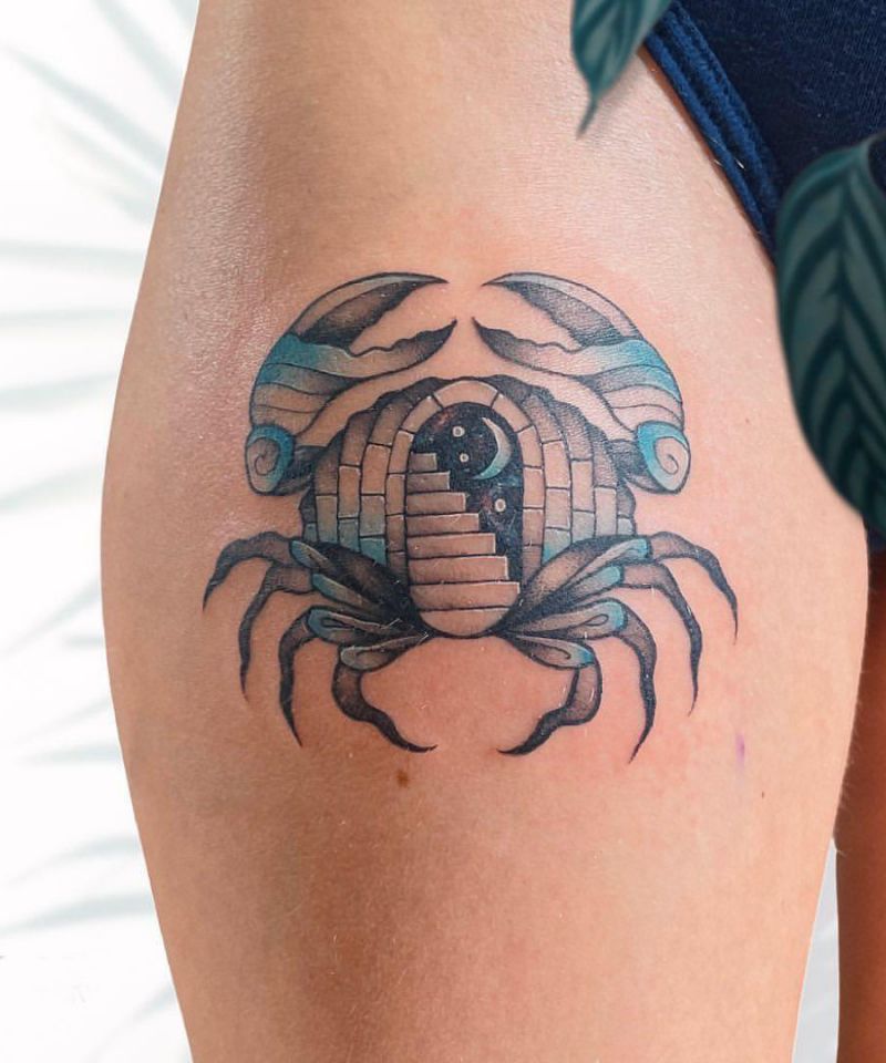 20 Classy Crab Tattoos That Give You Inspiration