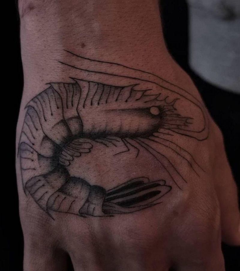 20 Classy Shrimp Tattoos to Inspire You