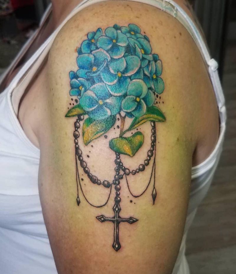 20 Best Hydrangea Tattoos You Can Copy