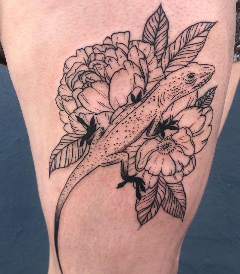 20 Classy Lizard Tattoos For Your Next Ink