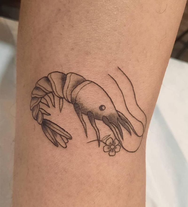 20 Classy Shrimp Tattoos to Inspire You